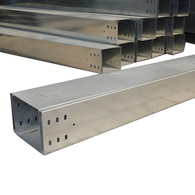 Good price High Corrosion Resistance Slotted Wall Mounted Cable Tray Steel Material Cable Tray Trough online